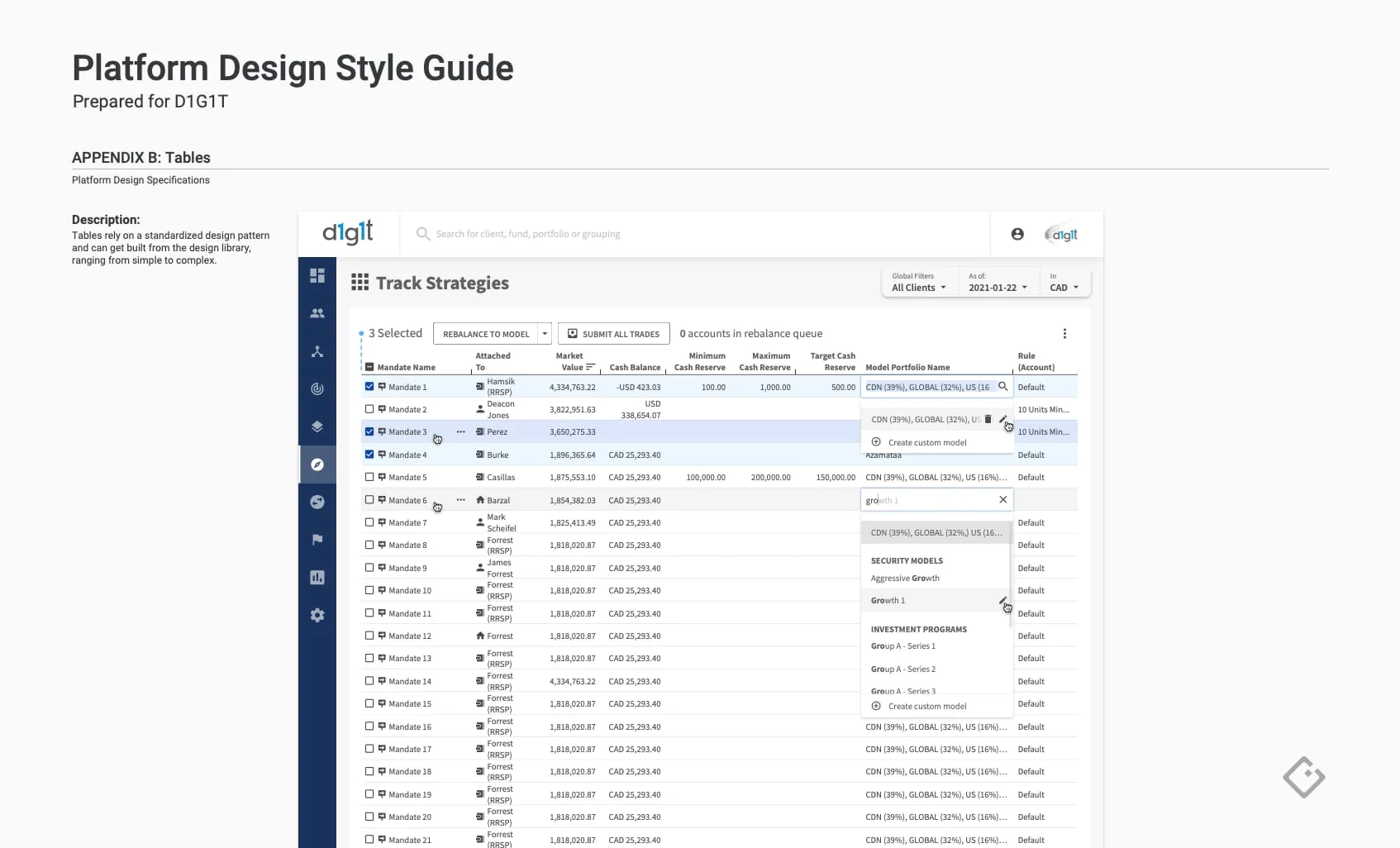 Design system style sheet 4