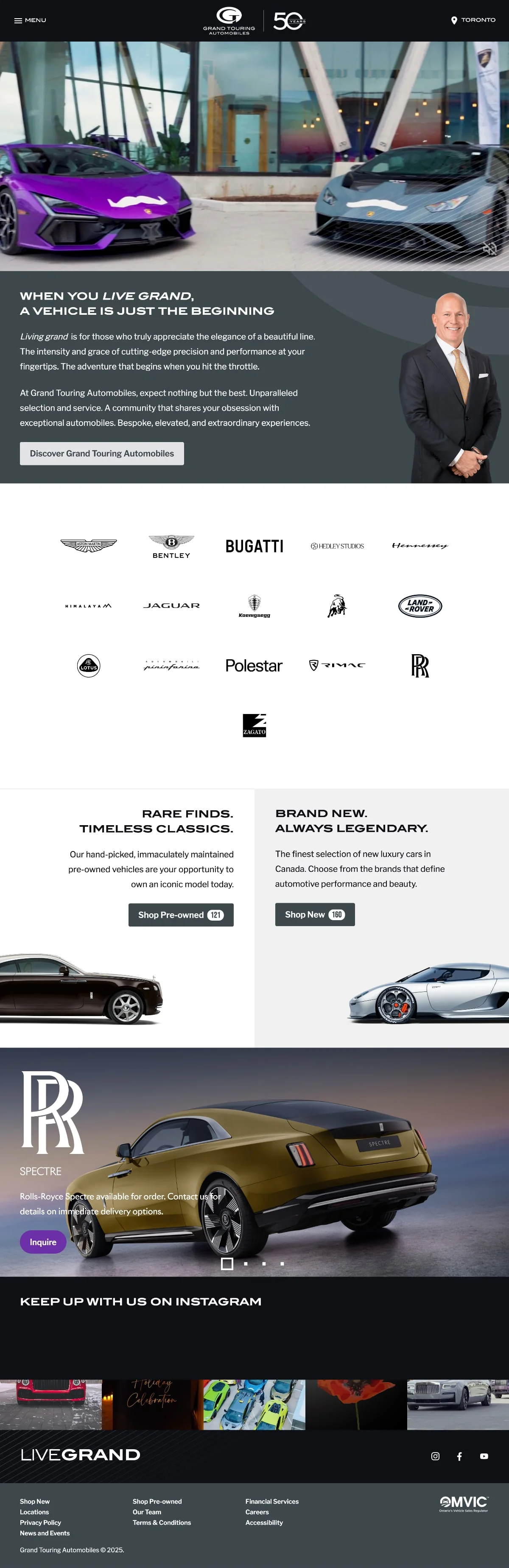 Full home page design