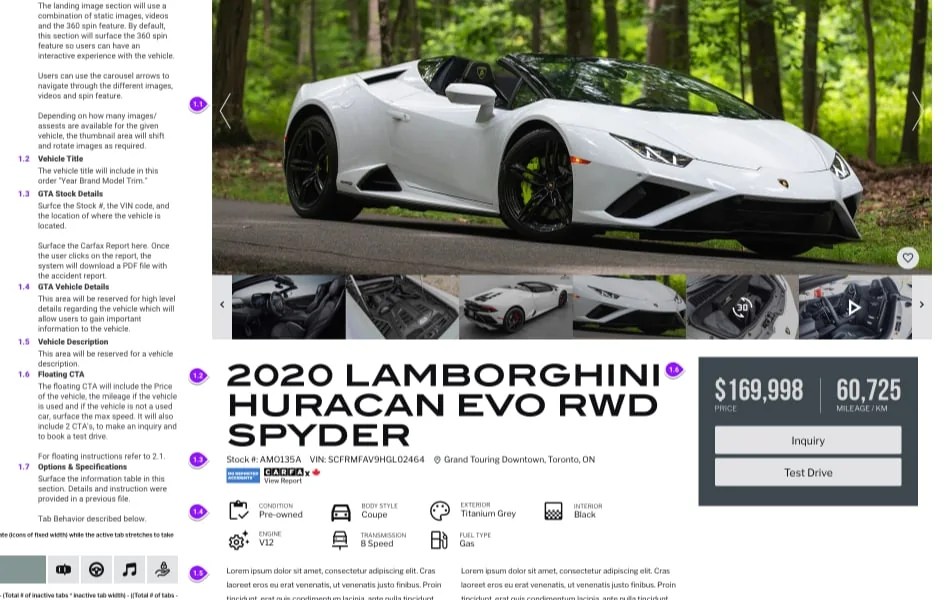 Design file excerpt: vehicle details