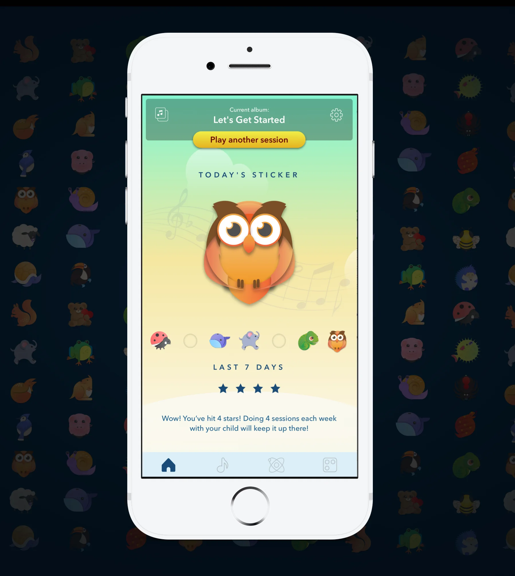 Royal Conservatory early learning app screens